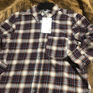 Chelsea & Violet plaid shirt in small NWT